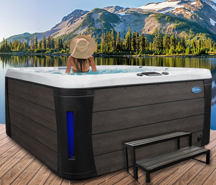 Calspas hot tub being used in a family setting - hot tubs spas for sale Stuart